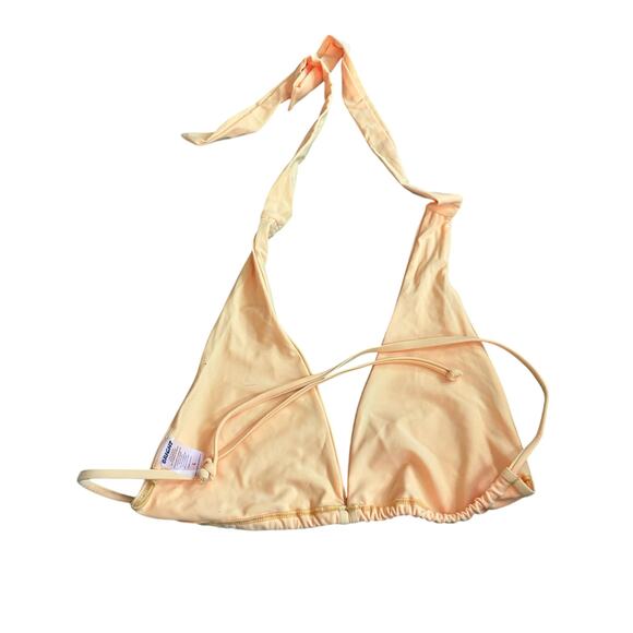 Bright Swimwear Yellow Halter Top - Size Large - NWOT - Picture 2 of 4